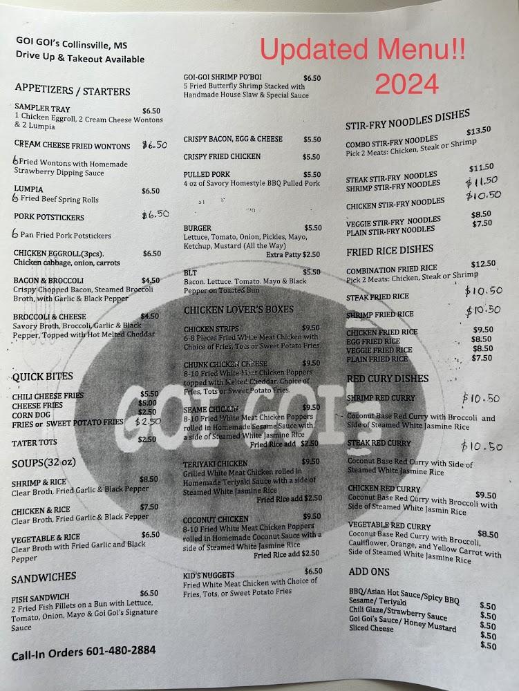 Goi-Goi's Sampler Tray
