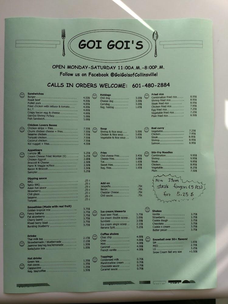 Goi-Goi's Menu image 3